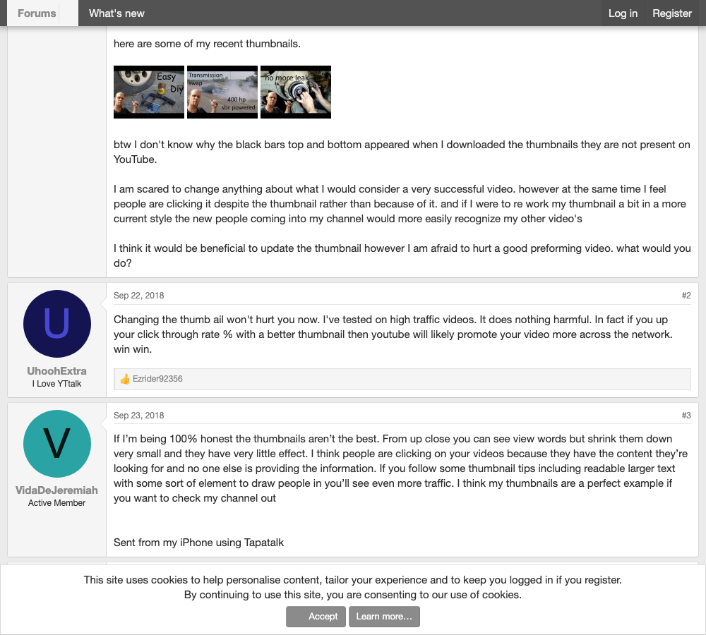 UhoohExtra's real post on yttalk.com