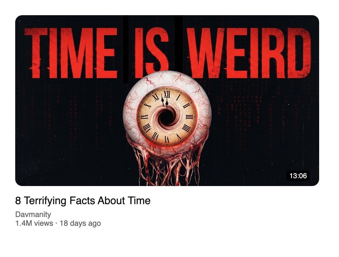 the video as it appears in the feed