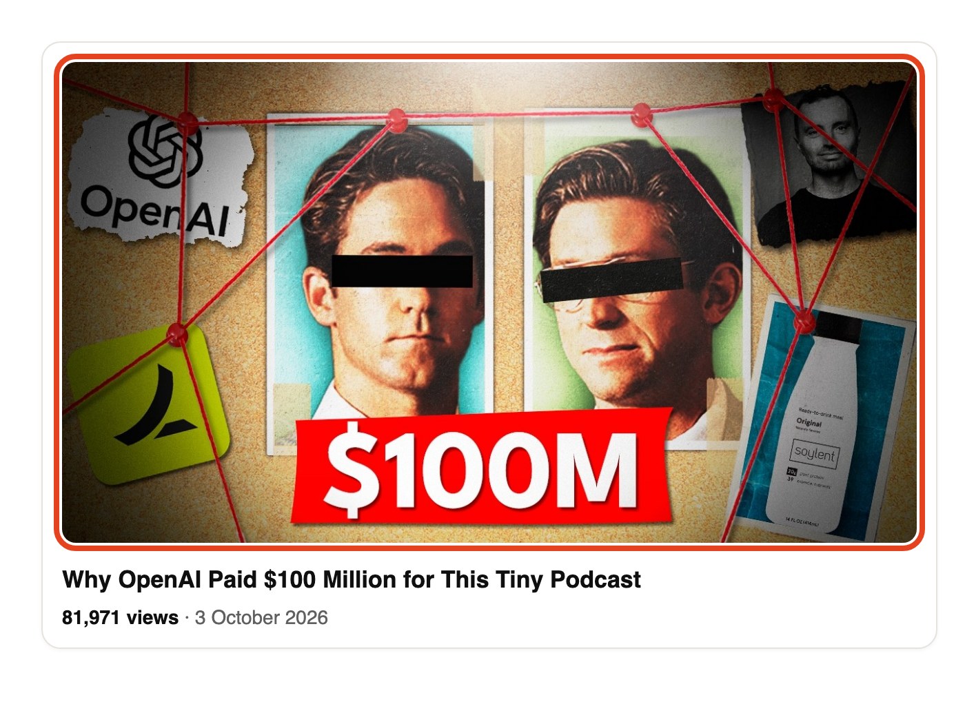 the outlier thumbnail, 81,971 views