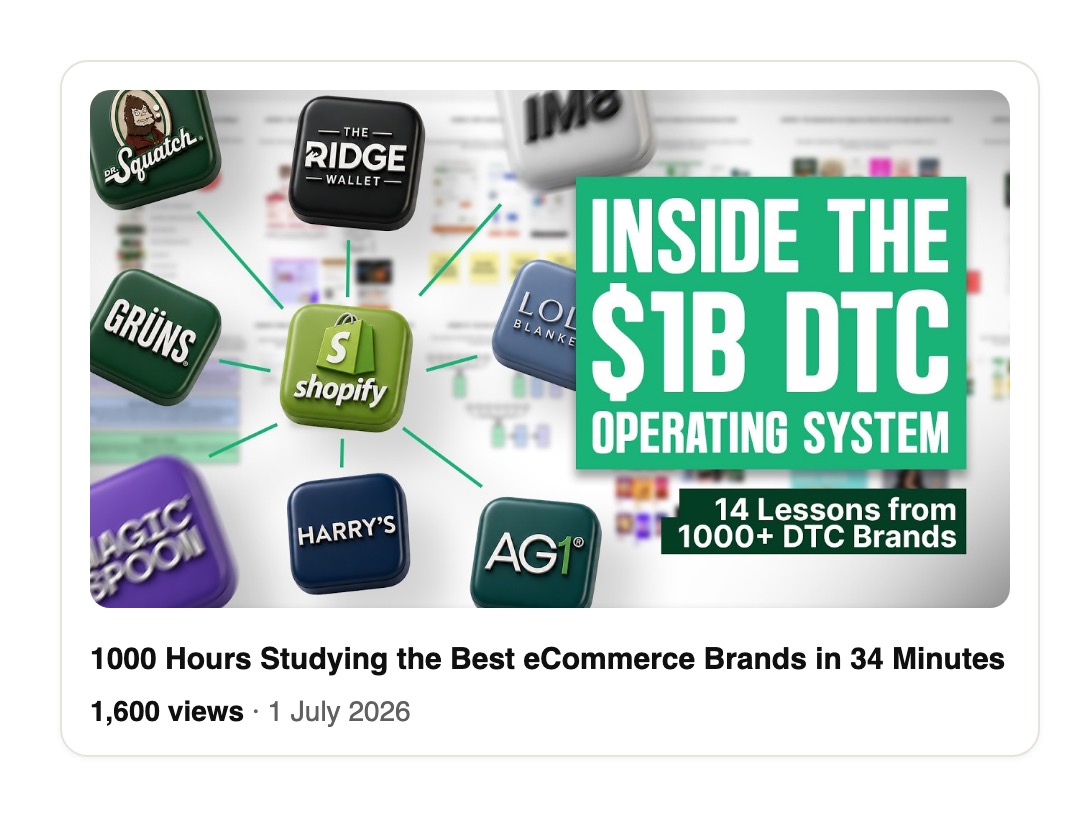 the 1 July multi-brand study with a faceless logo grid, 1,600 views