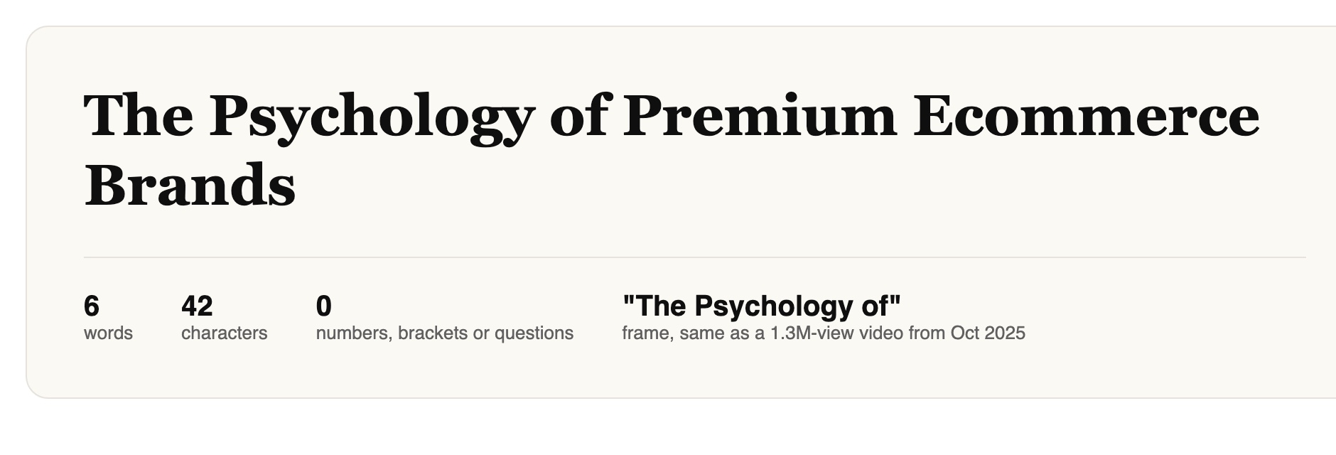 the title, with what it uses